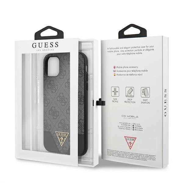 Guess GUHCN61PU4GHBK iPhone 11 6,1" / Xr szary/grey hardcase